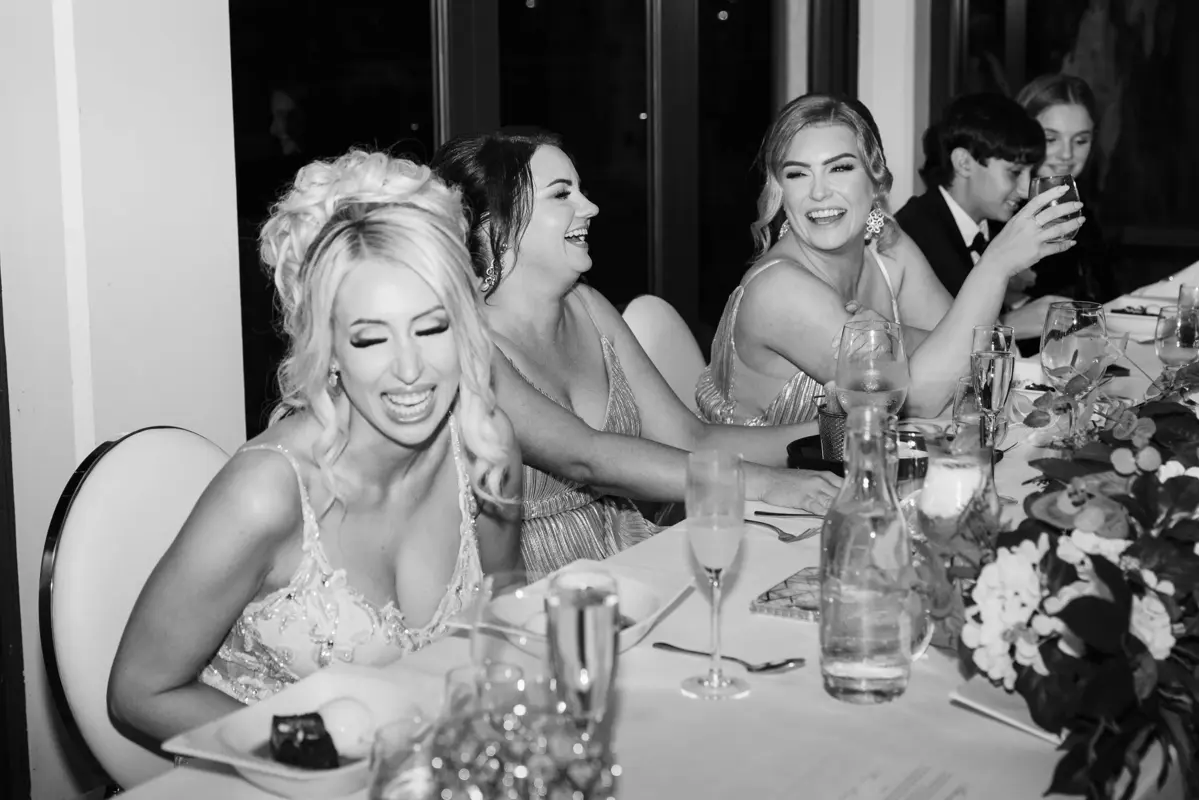 Perth wedding photography — wedding reception at Matilda Bay Restaurant, Crawley