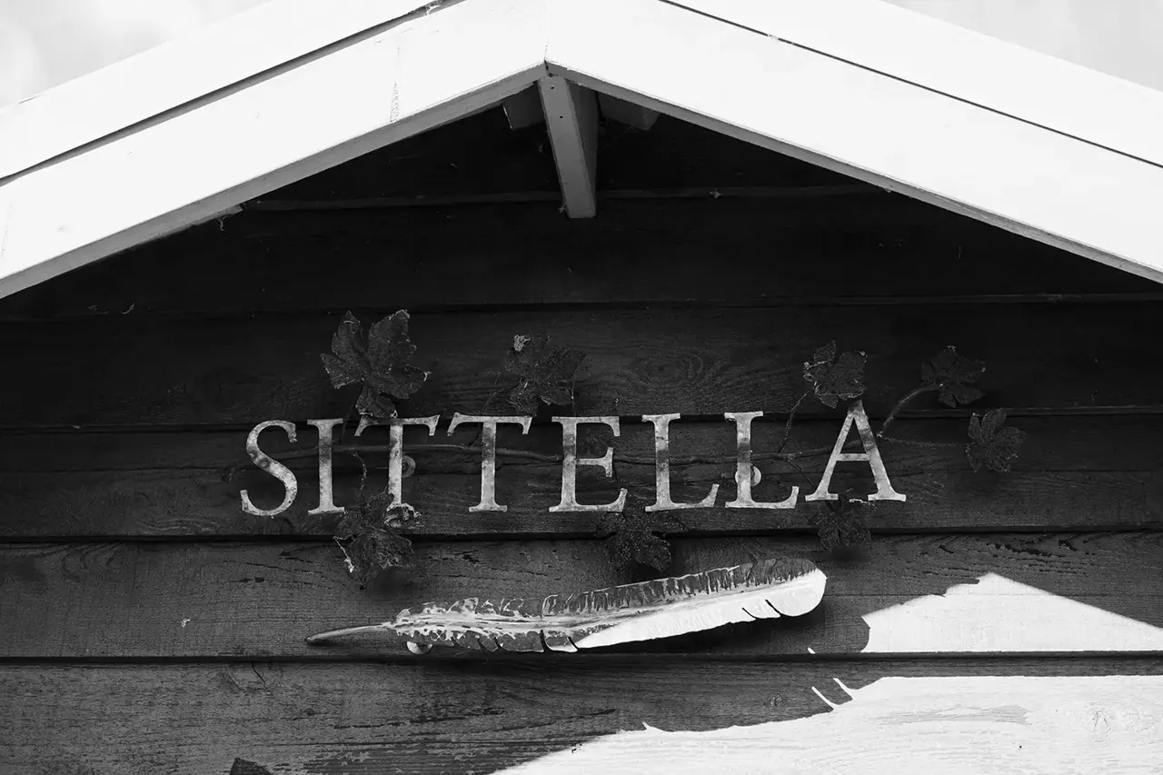 The rustic terracotta entrance to Sittella Winery in the Swan Valley