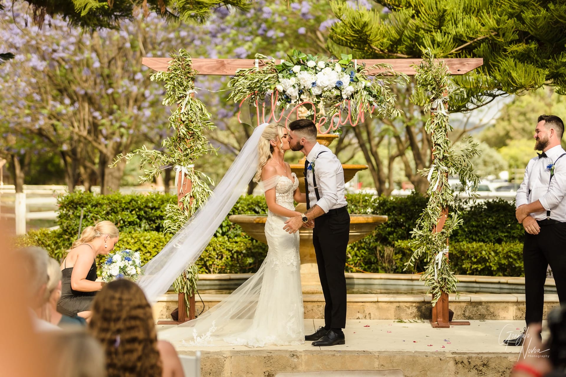 Perth Wedding Photographer at Brookleigh Estate, wedding ceremony