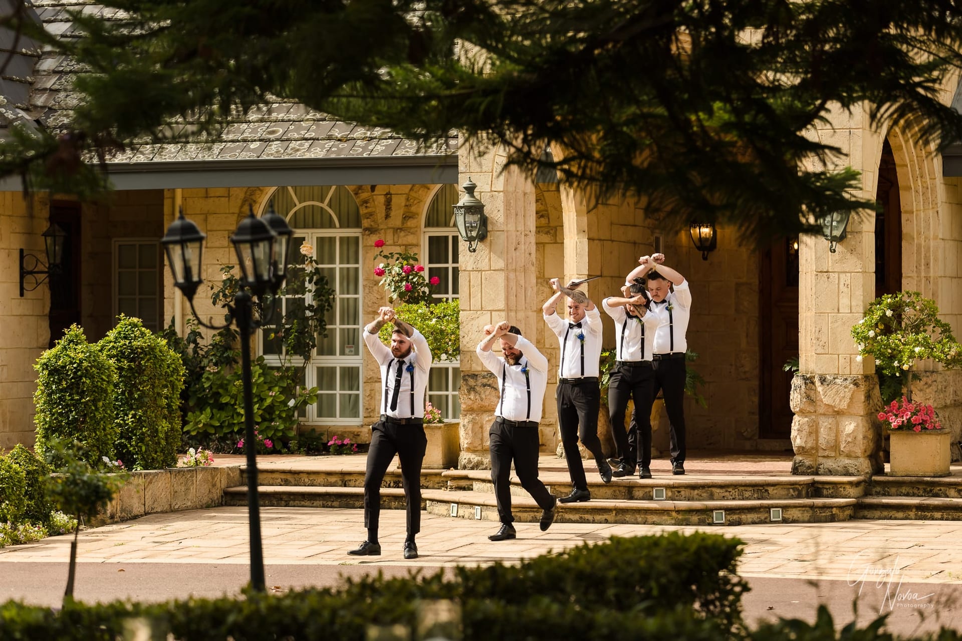 Perth Wedding Photography at Brookleigh Estate, The groom's entrance