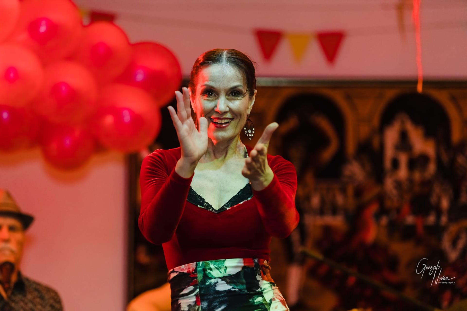 Flamenco dancer at the Spanish Club of WA