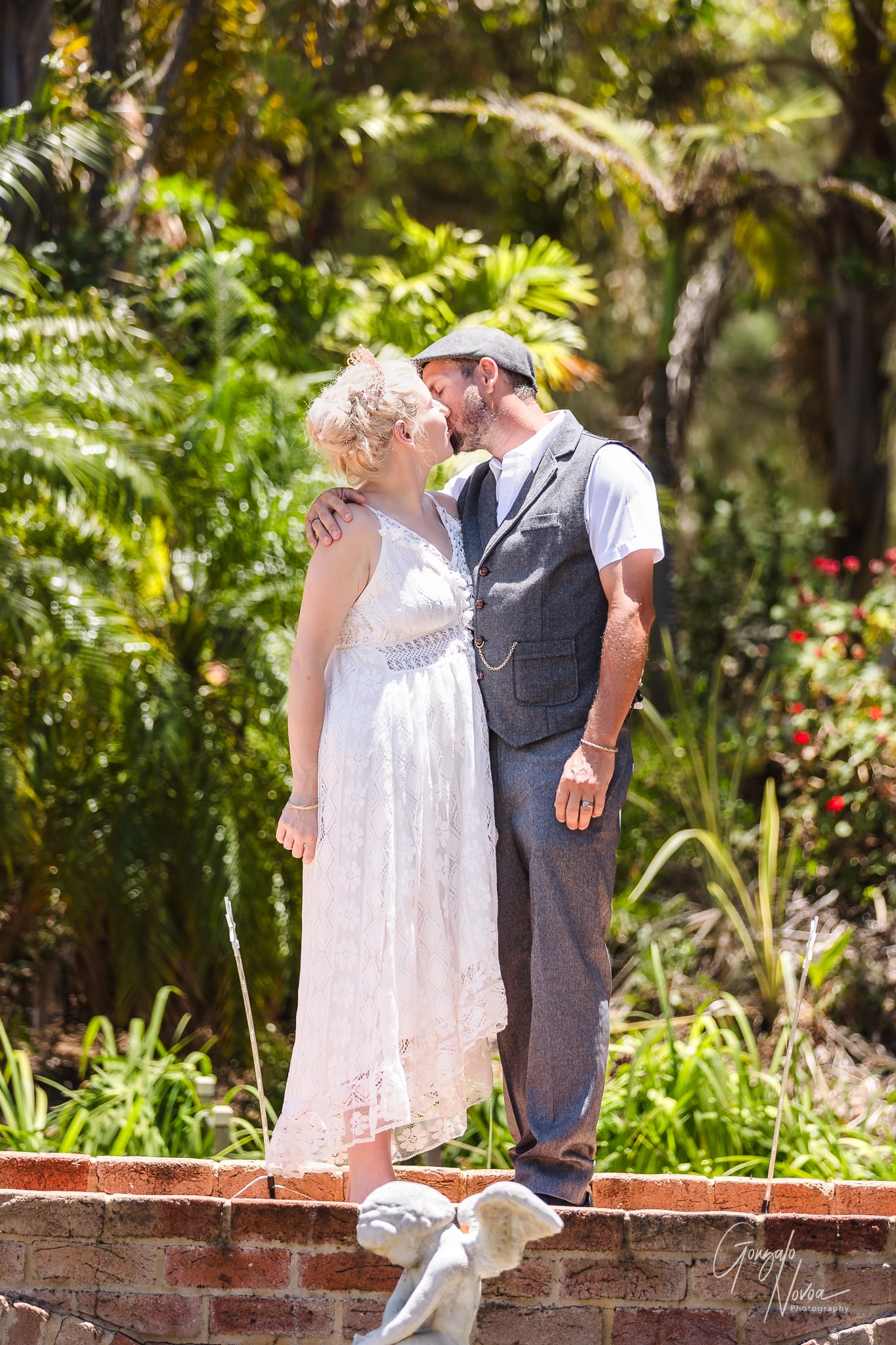 bridal portraits with the bride and groom