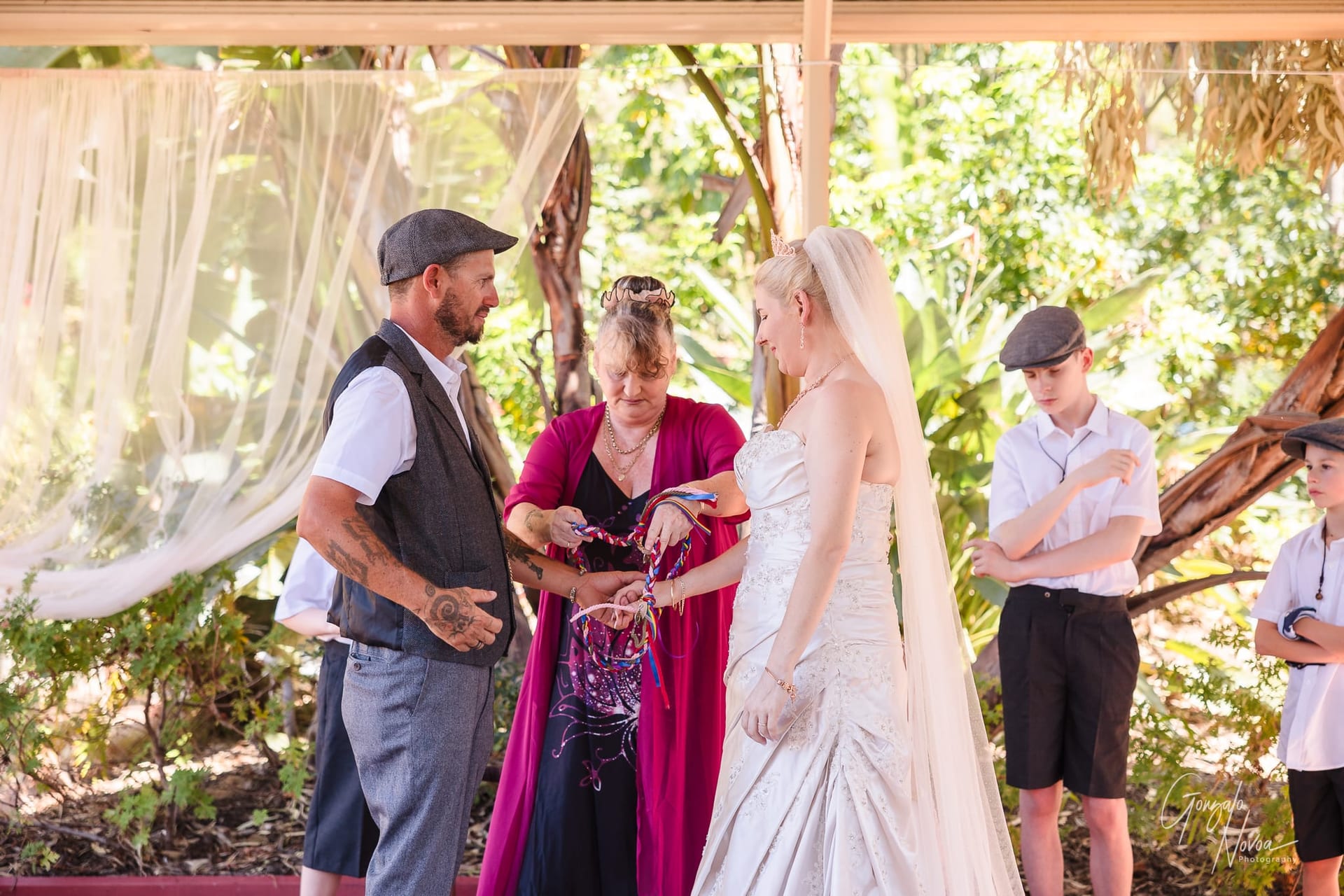Hand fasting ceremony