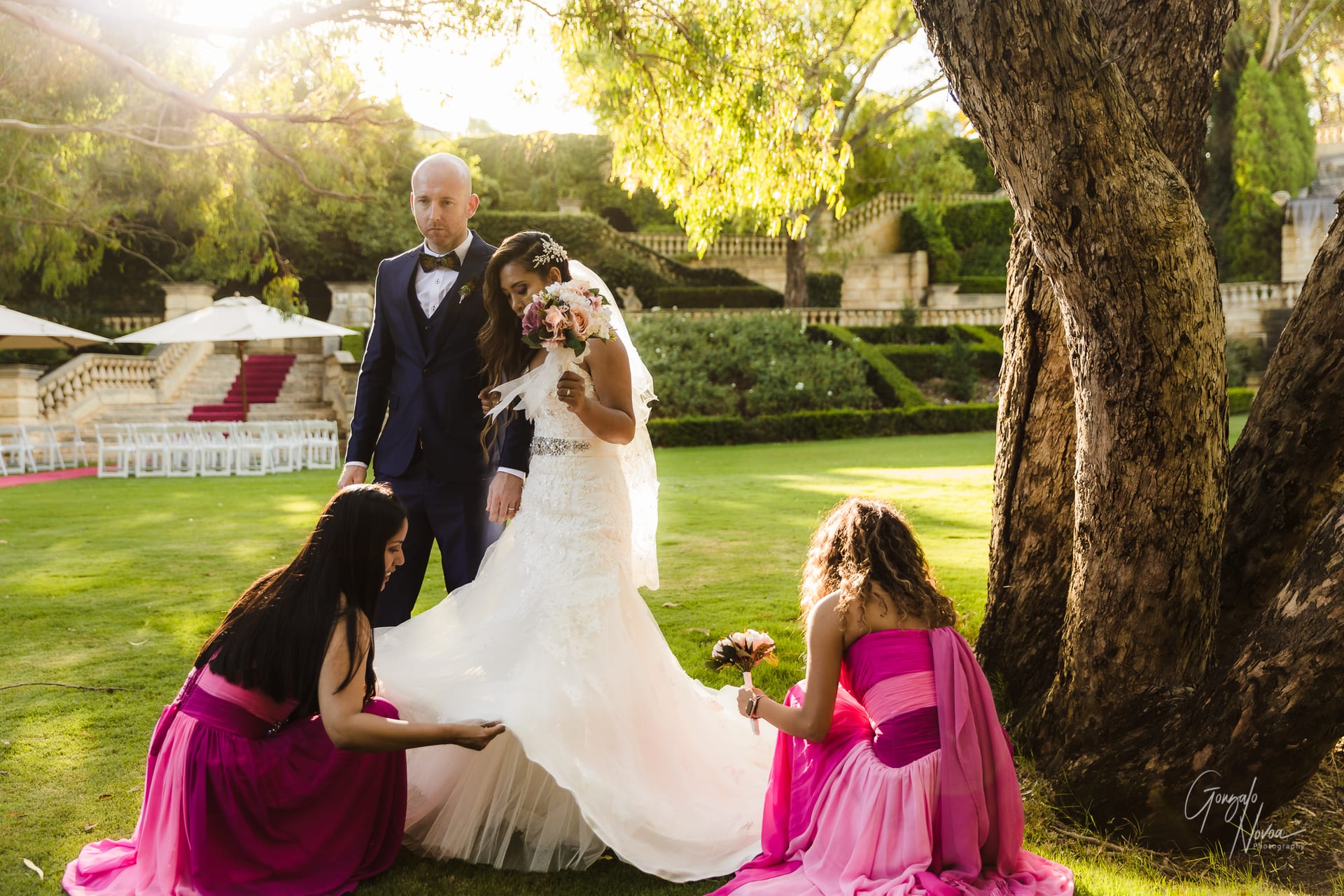Perth Wedding Photographer, Wedding Portraits - Gonzalo Novoa Photography at Caversham House