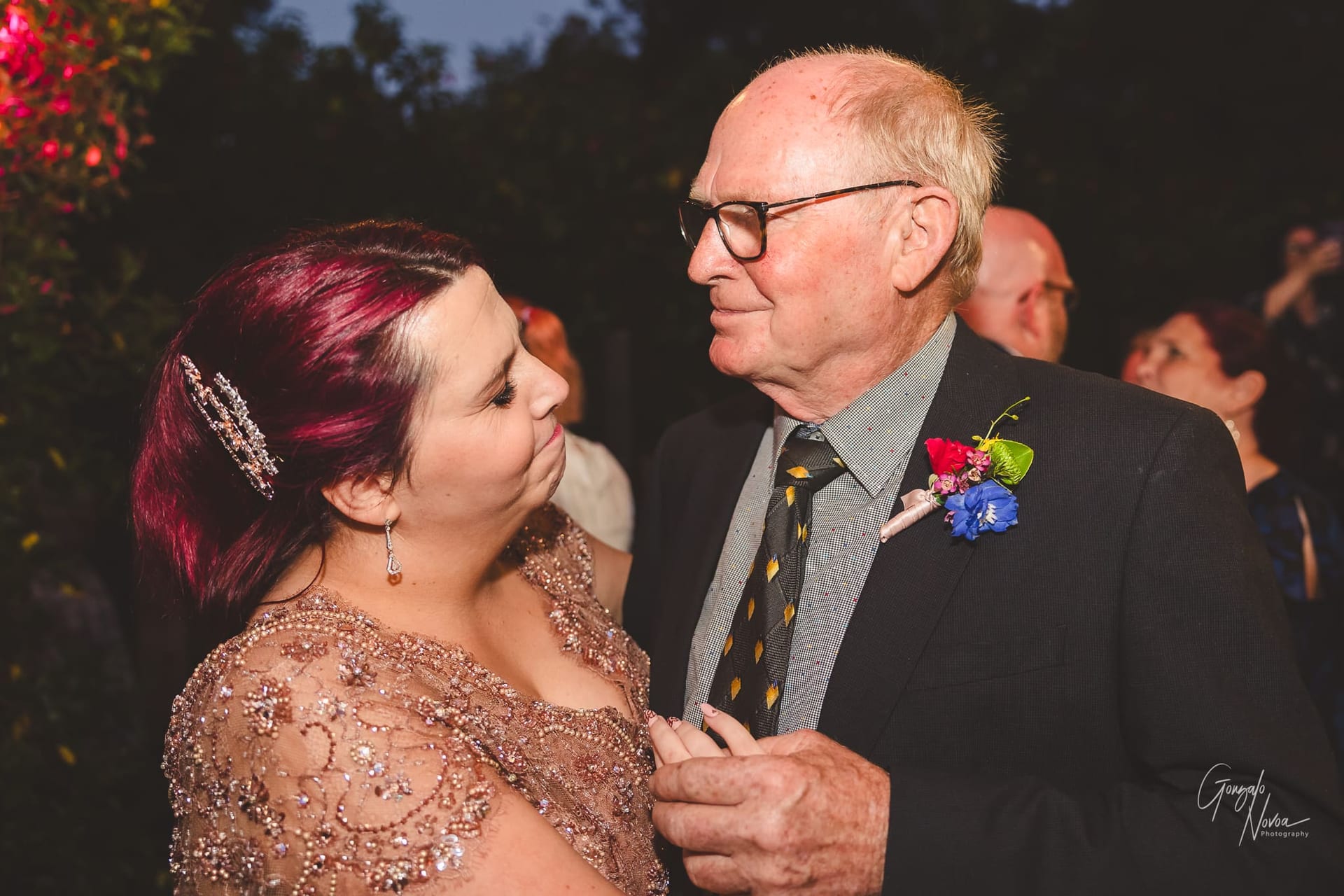 Father and Daughter dancing during the reception