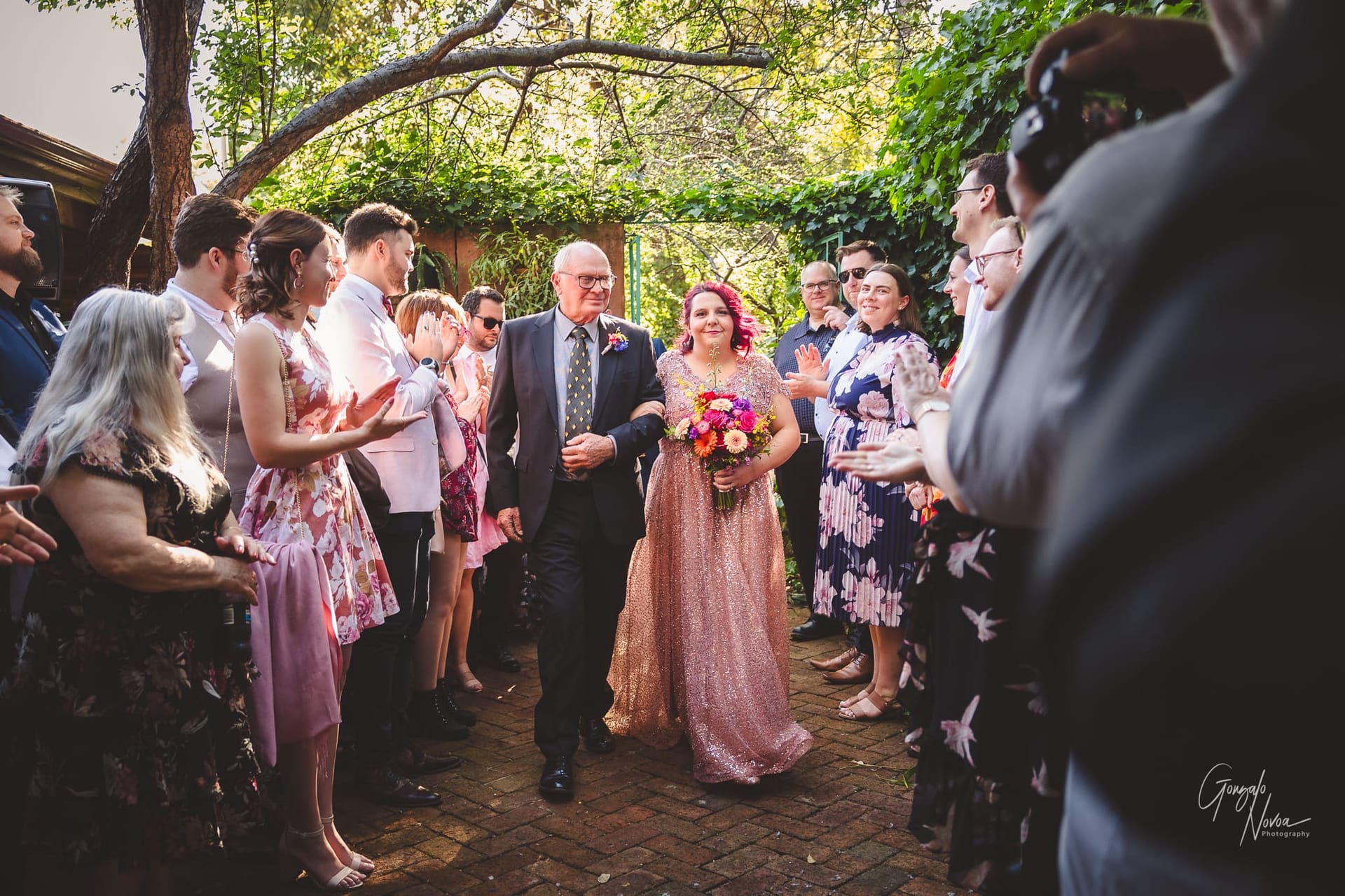 Sophie walks down the aisle!