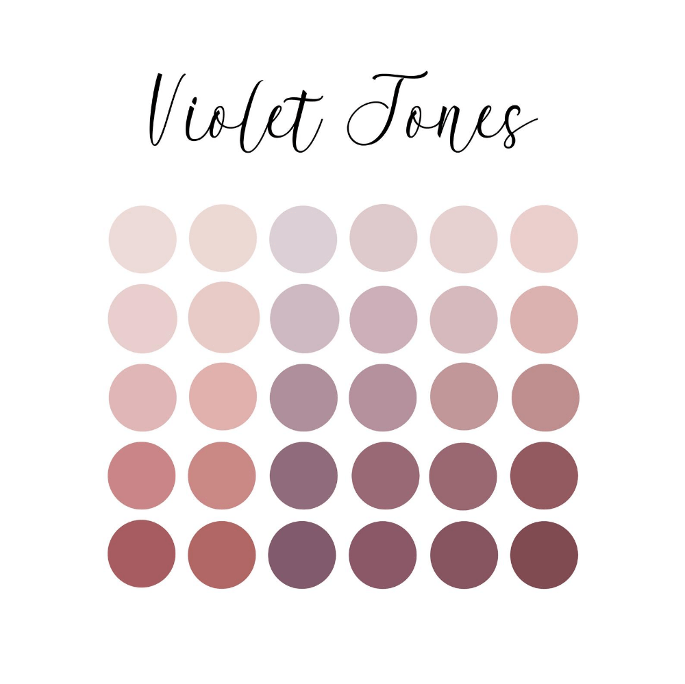 Violet Tones colour palette