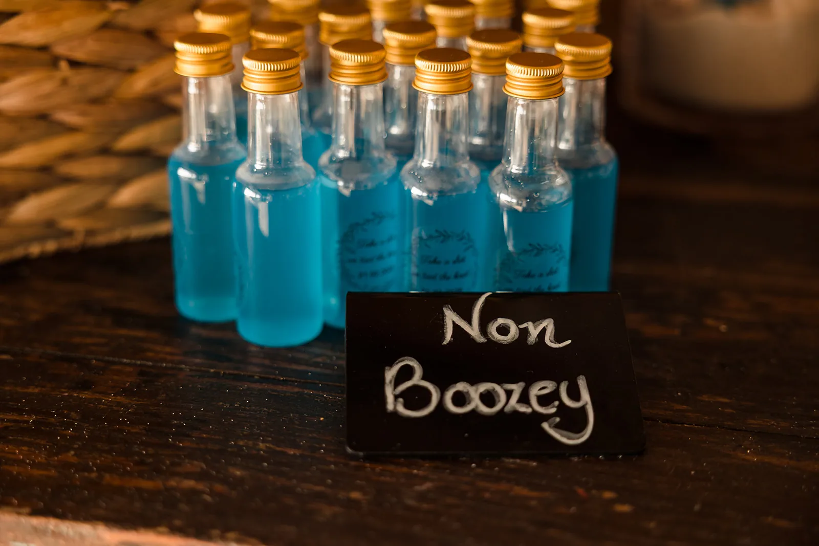 Relaxed coastal drinks and details at a COAST Port Beach wedding